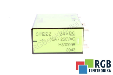 SIR222 ELESTA 24VDC 10A/250VAC RELE