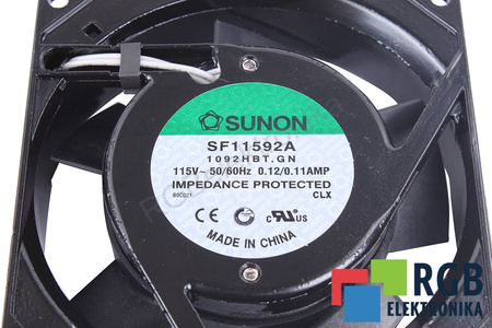 SF11592A1092HBT SUNON 90X90X25MM, 115V VENTILÁTOR