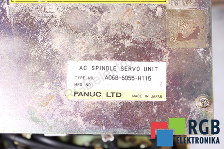 A06B-6055-H115 FANUC AC SPINDLE SERVO UNIT