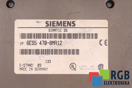 6ES5470-8MA12 SIEMENS ANALOG OUTPUT SIMATIC S5