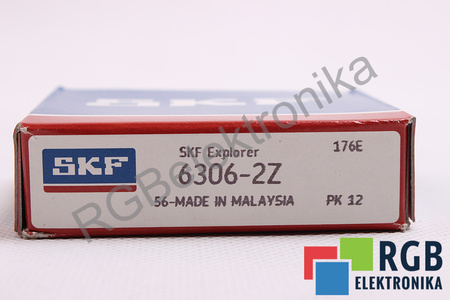 6306 2Z SKF 20000RPM, 11000RPM, 30X72X19 29.6KN, 16KN LOŽISKO