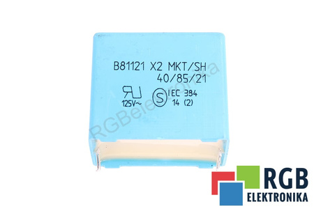 KONDENZÁTOR B81121 X2 MKT/SH EPCOS 59435 CB114 1UF, 300V
