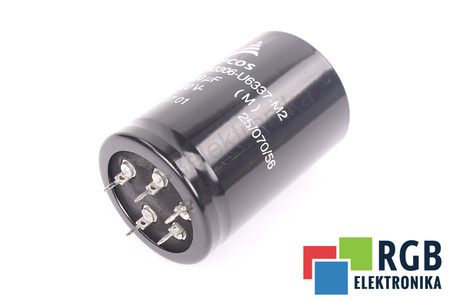 KONDENZÁTOR B43306-U6337-M2 EPCOS 25/070/56 330UF, 500VDC