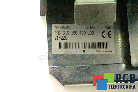 RAC3.5-150-460-L00-Z1-220 INDRAMAT AC MAINSPINDLE DRIVE