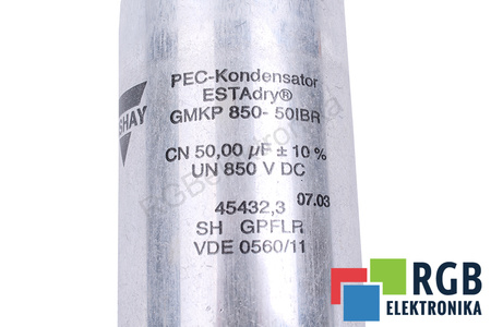 KONDENZÁTOR GMKP850-50IBR VISHAY 50UF, 850V
