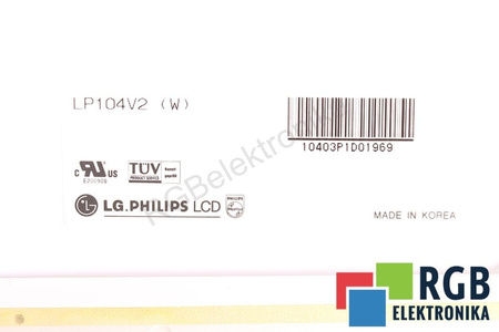 LP104V2(W) LG PHILIPS 10.4" LCD DISPLEJ