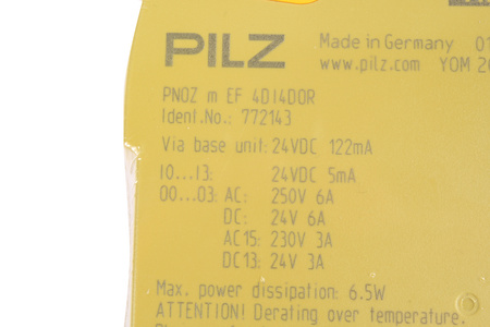 PNOZ M EF 4DI4DOR PILZ 772143 PNOZMULTI 2 BEZPEČNOSTNÍ RELÉ