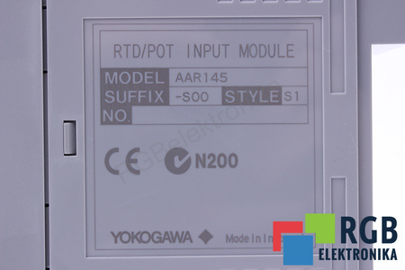 AAR145-S00 YOKOGAWA STYLE S1