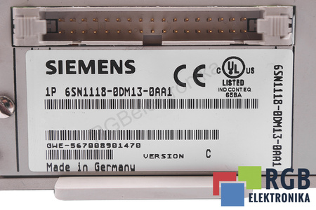 6SN1118-0DM13-0AA1 SIEMENS VERSION C SIMODRIVE 611