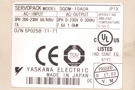 SGDM-10ADA YASKAWA