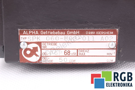 SPK060-M02-011 ALPHA GETRIEBEBAU I=11 PŘEVODOVKA