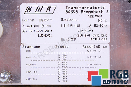 BV142/0257 KWB ZDROJ