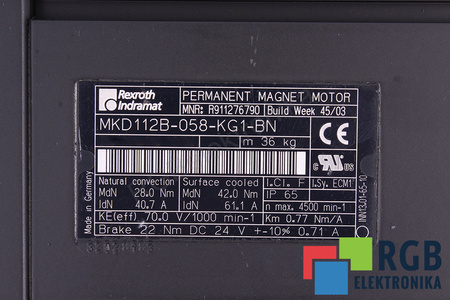 MKD112B-058-KG1-BN REXROTH R911276790