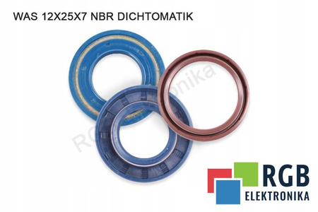 12X25X7 DICHTOMATIK WAS NBR TĚSNĚNÍ
