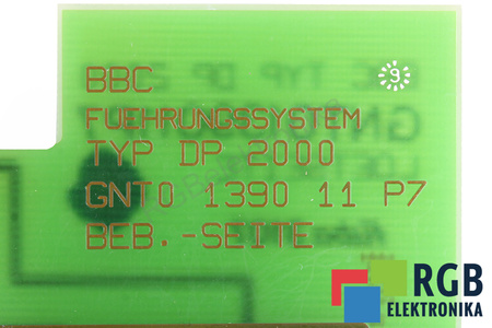 DP2000 BBC BROWN BOVERI GVT0139011P NA NÁHRADNÍ DÍLY