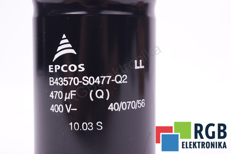 KONDENZÁTOR B43570-S0477-Q2 EPCOS 470UF, 400VDC