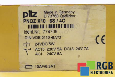 PNOZX10 PILZ 774709 BEZPEČNOSTNÍ RELÉ