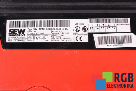 31C075-503-4-00 SEW EURODRIVE MOVITRAC