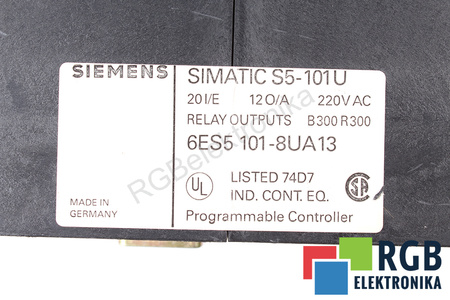 6ES5101-8UA13 SIEMENS SIMATIC S5-101U