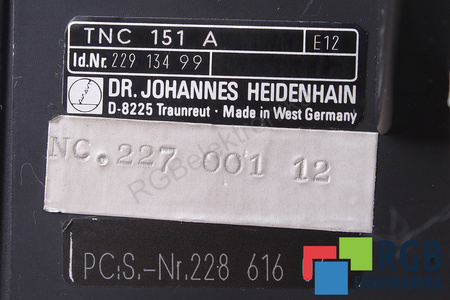 TNC151A HEIDENHAIN ID.NR. 229134-99