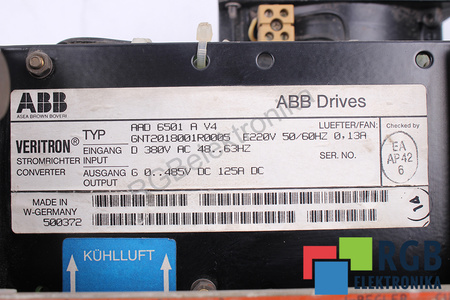 AAD6501AV4 ABB GNT2018001R0005