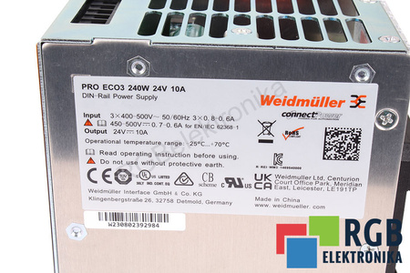 1469540000 WEIDMULLER PRO ECO3 ZDROJ
