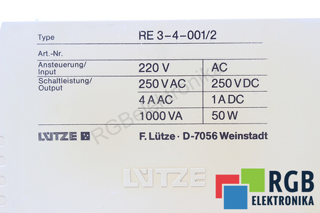 RE3-4-001/2 LUTZE VARIOCOMPACT BEZPEČNOSTNÍ RELÉ