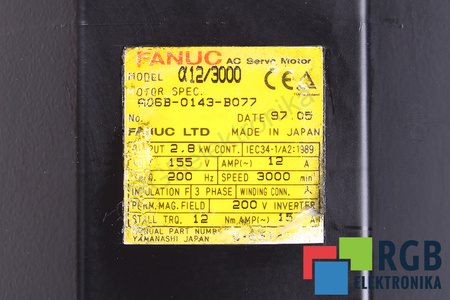 A06B-0143-B077 FANUC A12/3000