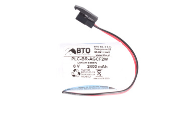 BR-AGCF2W 6.0V PLC-BR-AGCF2W 2400MAH, 6V BATERIE NÁHRADA