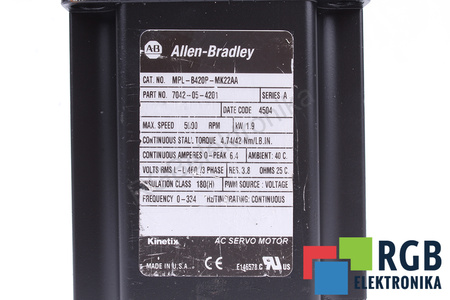 MPL-B420P-MK22AA ALLEN BRADLEY