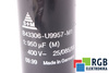KONDENZÁTOR B43306-U9957-M1 S+M 25/085/56 950UF, 400VDC