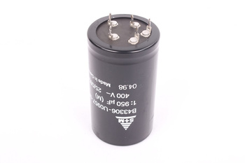 KONDENZÁTOR B43306-U0957-M1 S+M 25/085/56 950UF, 400VDC