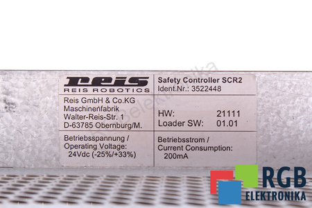 SAFETY CONTROLLER SCR2 REIS ROBOTICS