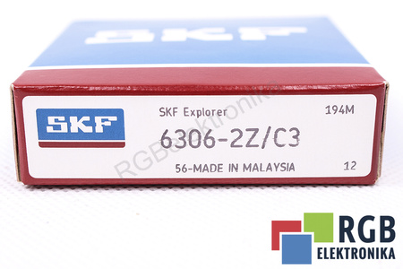 6306-2Z/C3 SKF 30X72X19 LOŽISKO