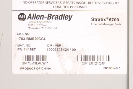 1783-BMS20CGL ALLEN BRADLEY STRATIX 5700