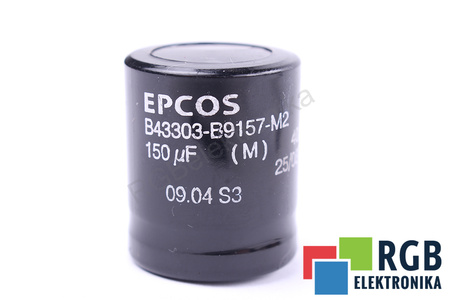 KONDENZÁTOR B43303-B9157-M2 EPCOS 150UF, 400V