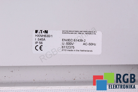 HXNH630/1 EATON IDT KRYT POJISTKY