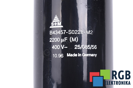 KONDENZÁTOR B43457-S0228-M2 S+M 2200UF, 400V