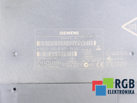 6ES7405-0DA02-0AA0 SIEMENS SIMATIC S7
