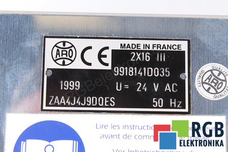 ZAA4J4J9DQES ARO OVLÁDACÍ A ŘÍDICÍ PANEL