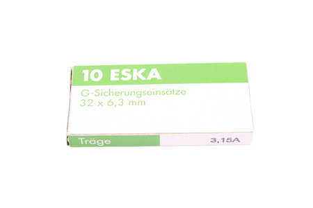 POMALÁ TAVNÁ POJISTKA 632.322 ESKA ZGT-3.15A 250V, 3.15A, 6.3X32MM, 10PCS