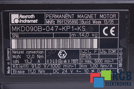 MKD090B-047-KP1-KS BOSCH REXROTH R911295890
