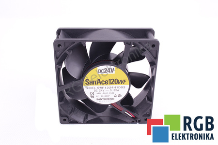 A90L-0001-0509 FANUC 9WF1224H1D03 119X119X38MM, 24V VENTILÁTOR