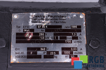 EFGEF80K ELEKTRA-FAURNDAU