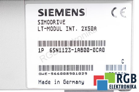 6SN1123-1AB00-0CA0 SIEMENS VERSION C SIMODRIVE