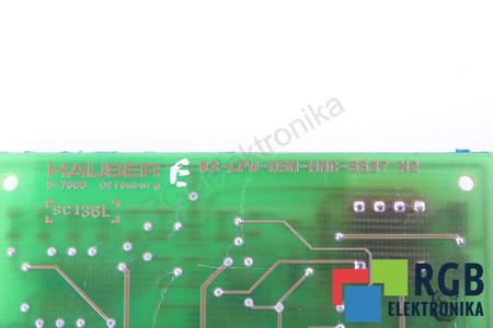 OSM1/02 N01 HAUSER 707-540102 03-LPU-OSM-HMC-5537N2