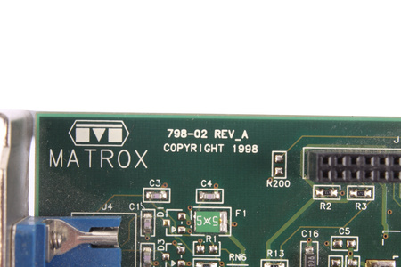 798-02 MATROX REV_A NA NÁHRADNÍ DÍLY