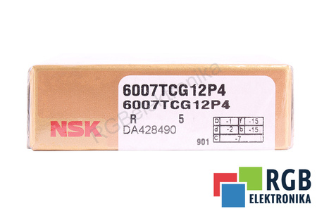 6007TCG12P4 NSK P4 35X62X14MM JEDNOŘADÉ KULIČKOVÉ LOŽISKO S HLUBOKOU DRÁŽKOU