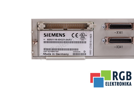 6SN1118-0DG21-0AA1 SIEMENS VERSION D SIMODRIVE 611
