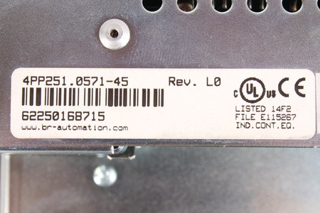 4PP251.0571-45 B&R AUTOMATION POWER PANEL PP251 5.7"